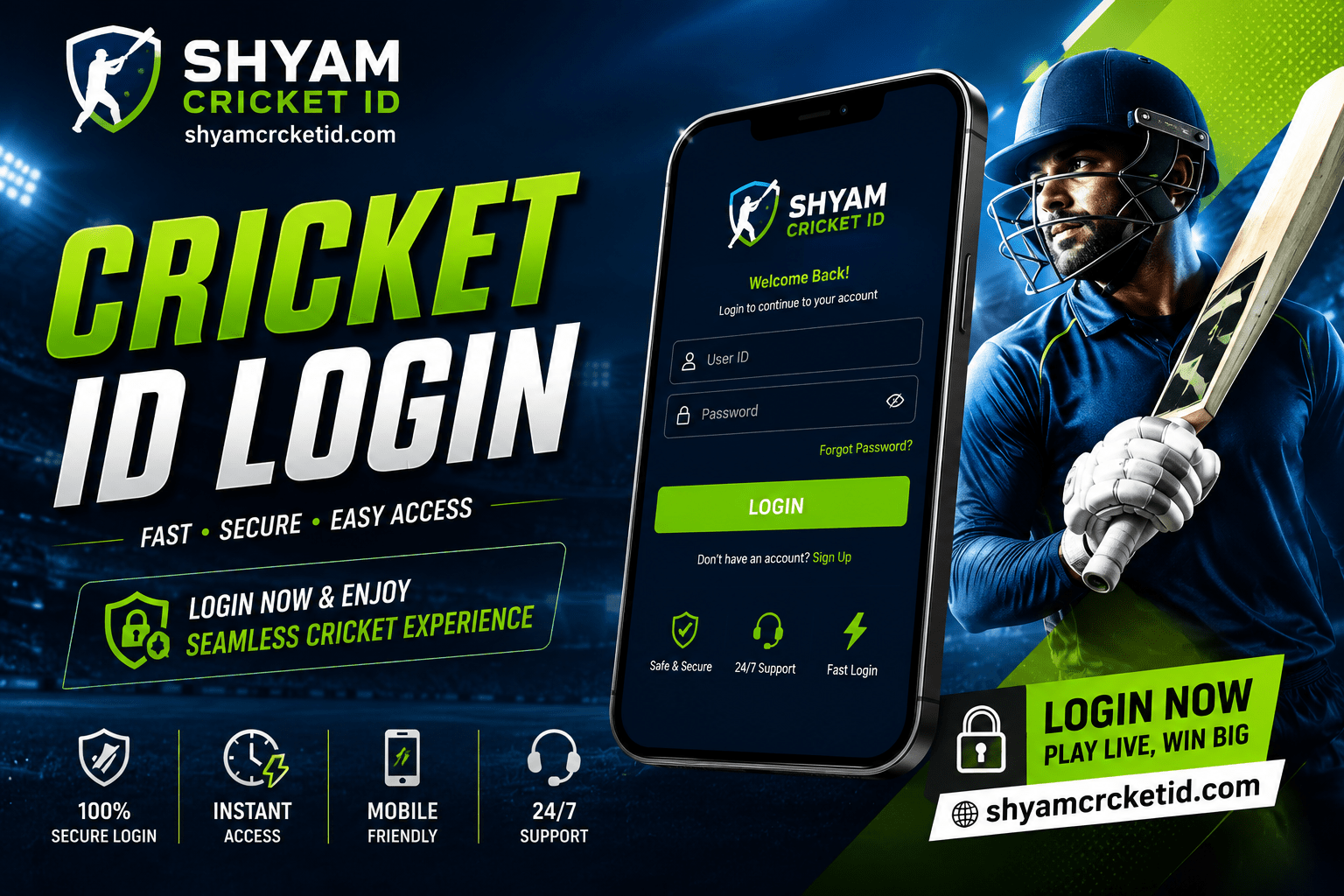 cricket id login