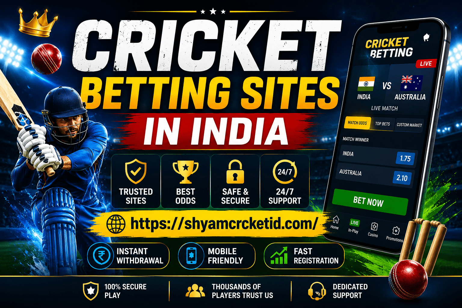 cricket betting sites in india