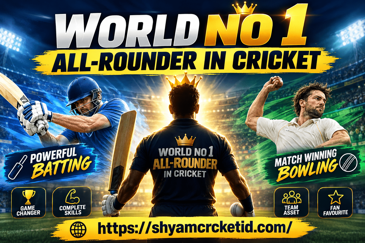 world no 1 all-rounder in cricket
