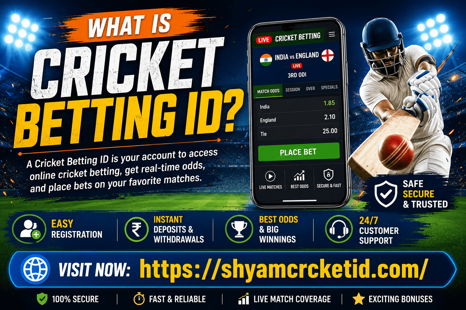 what is cricket betting id