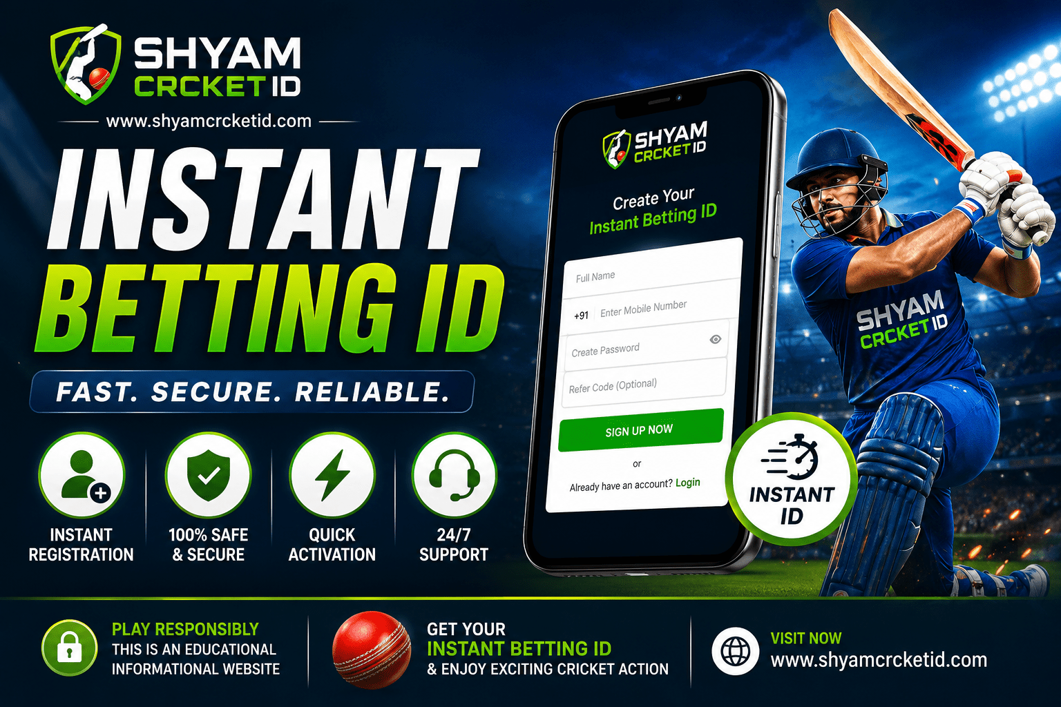 Instant Betting ID
