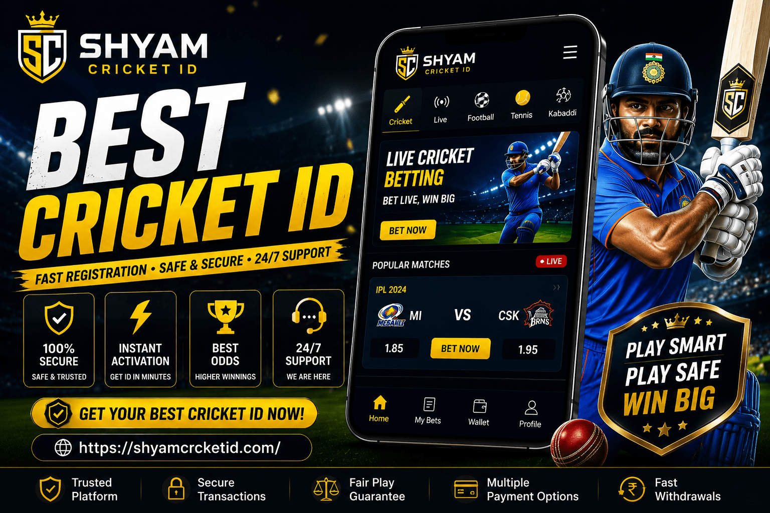 best cricket id