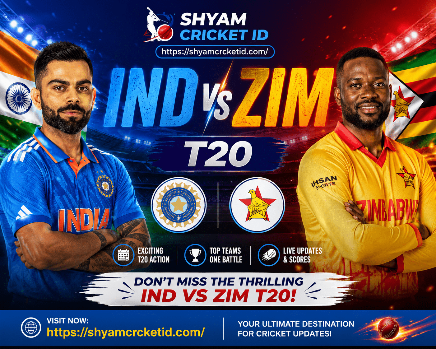 IND vs ZIM T20