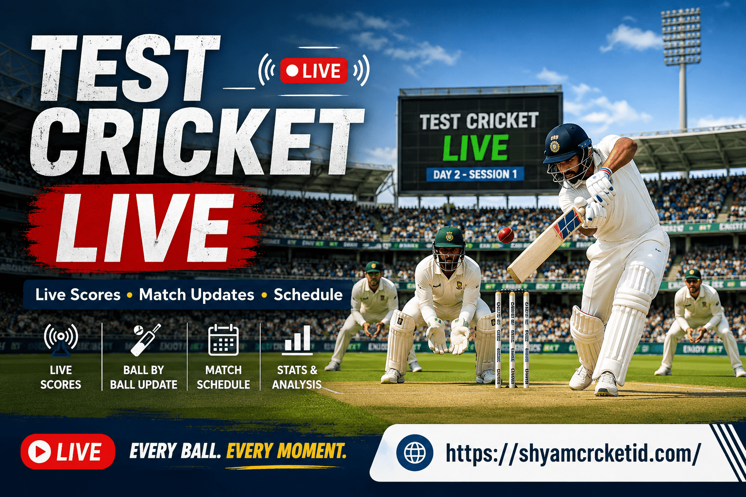test cricket live