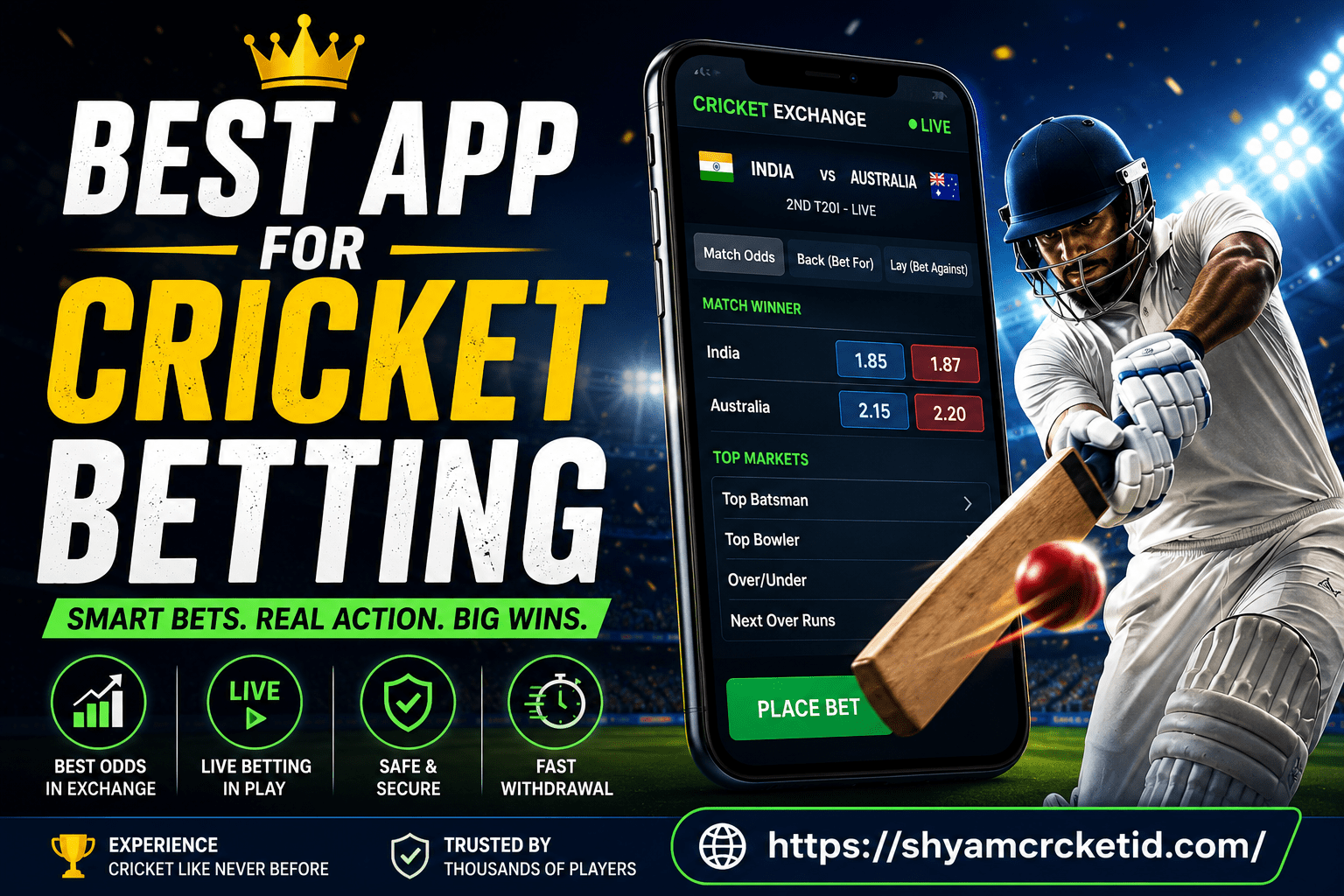 best app for cricket betting