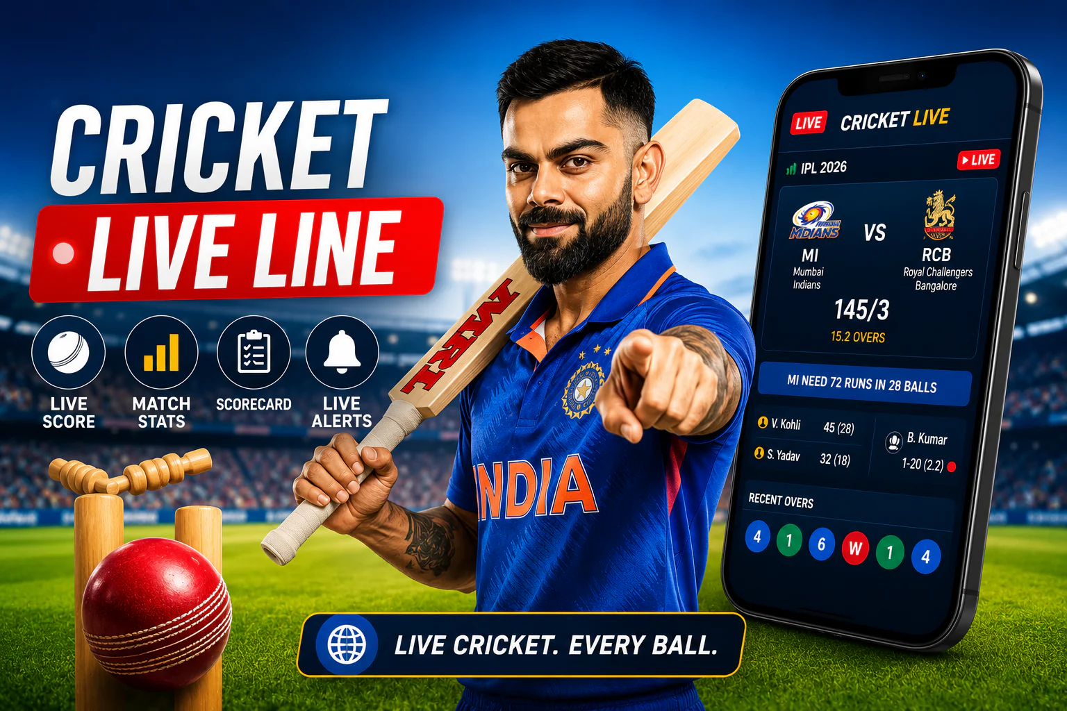 Cricket Live Line