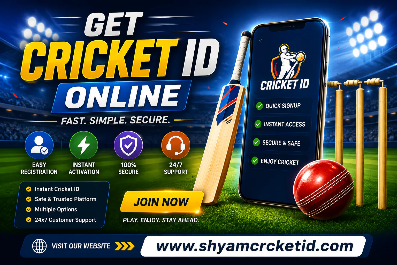 Get Cricket ID Online
