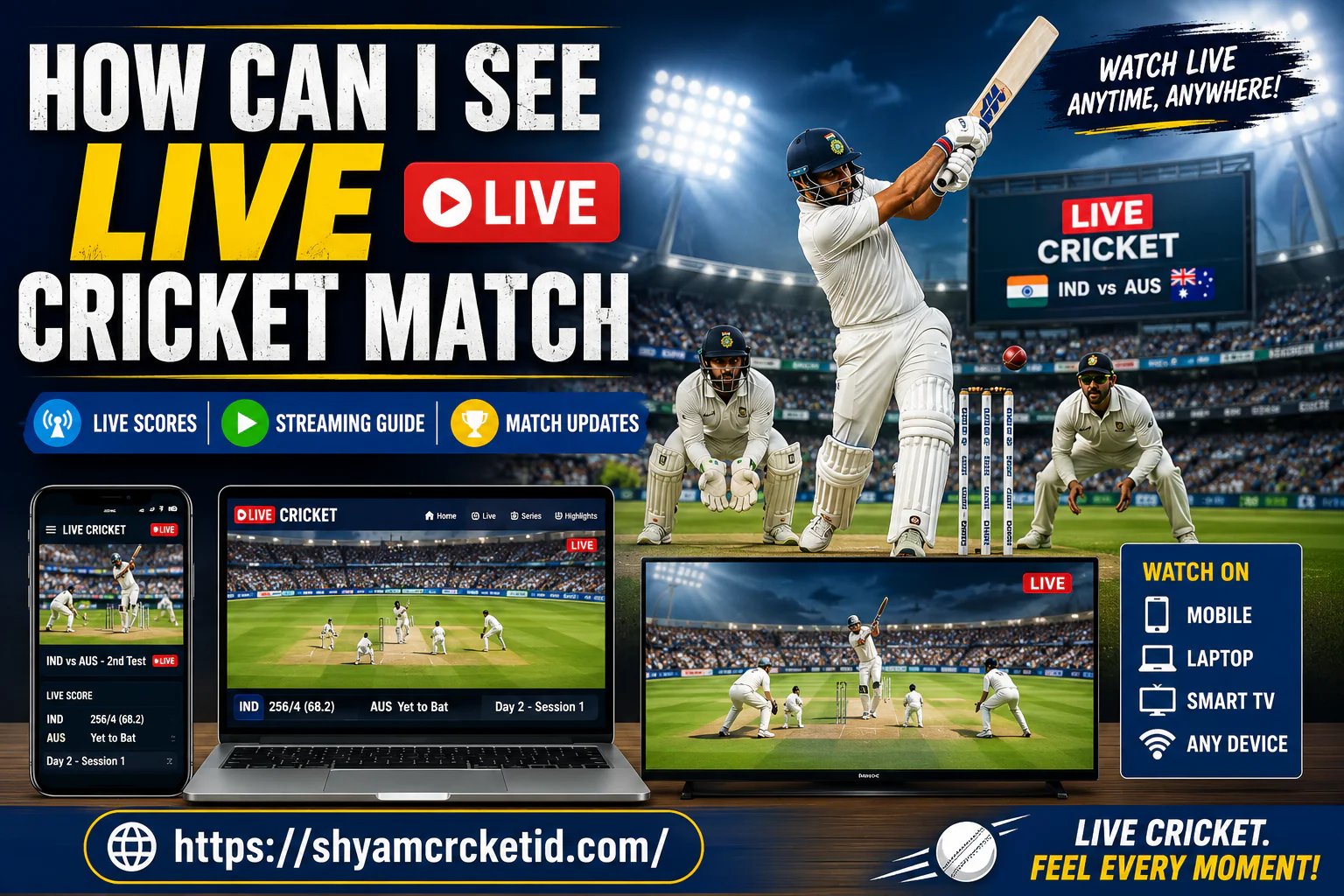 How Can I See Live Cricket Match