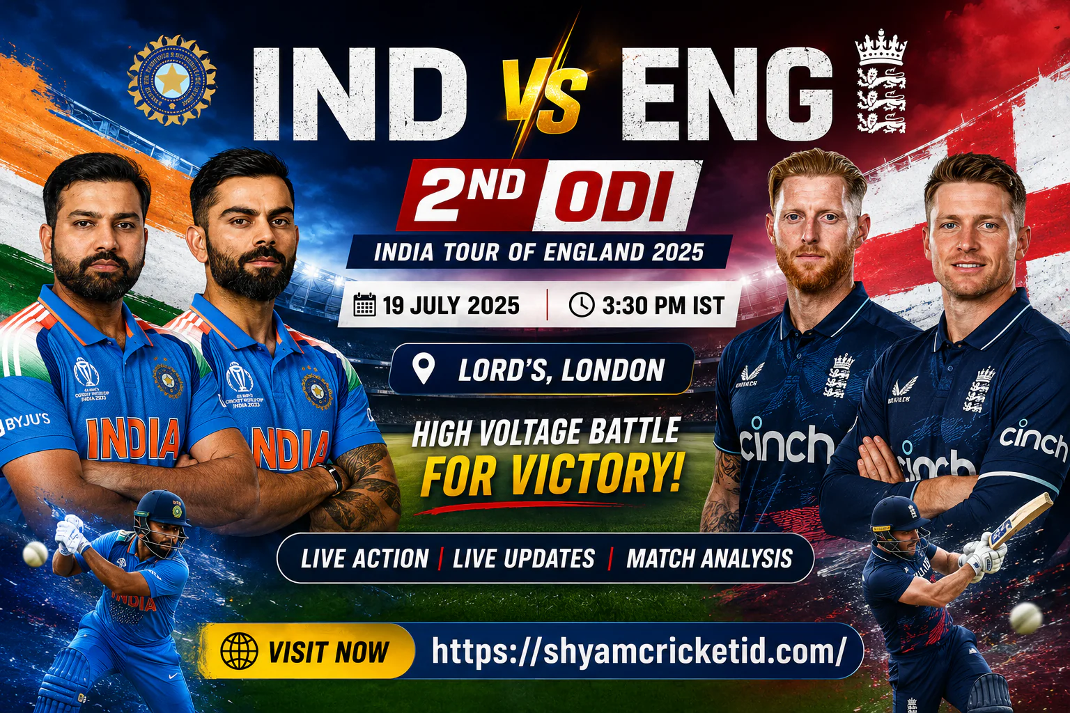 IND vs ENG 2nd ODI