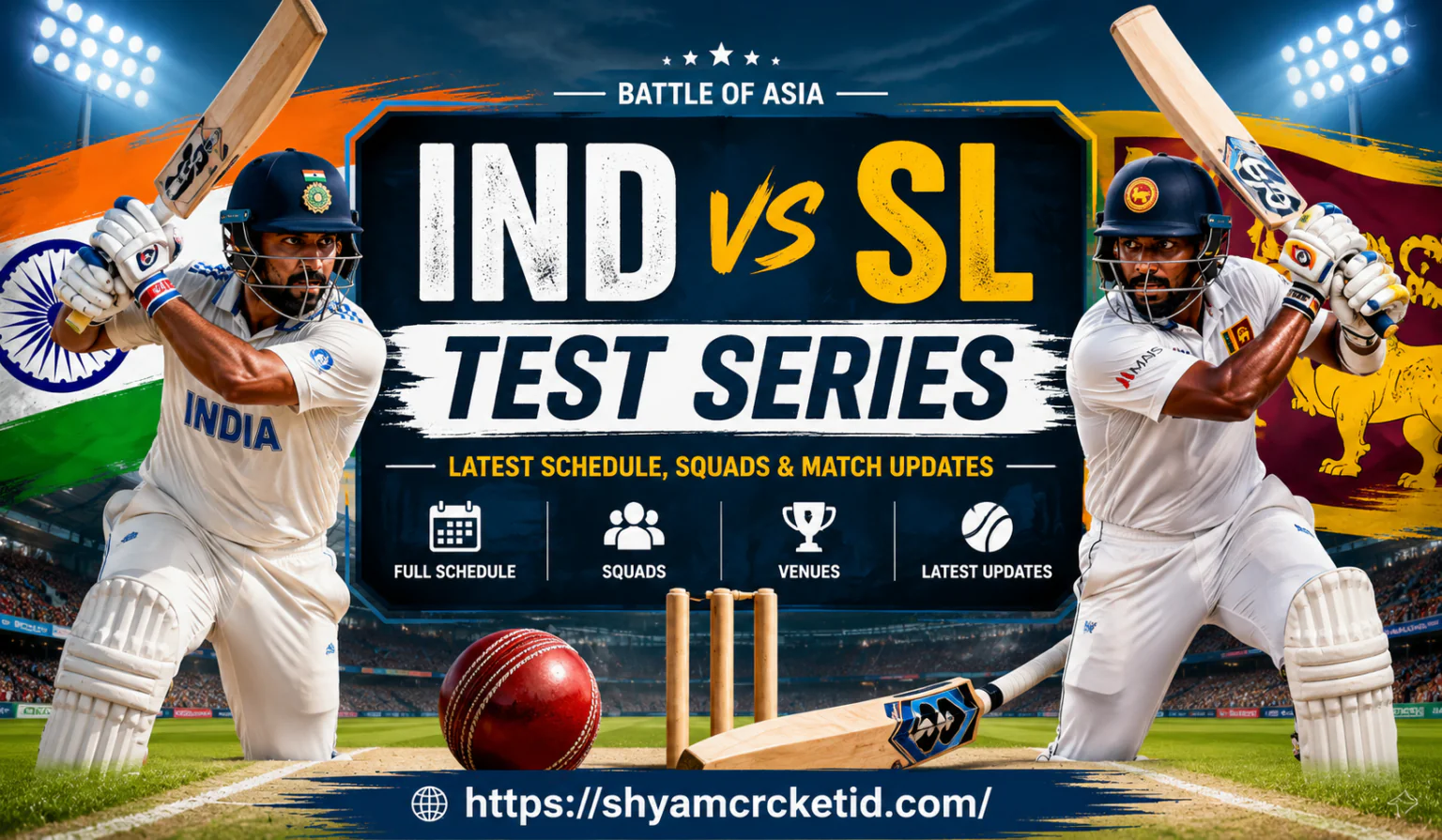 IND vs SL Test Series