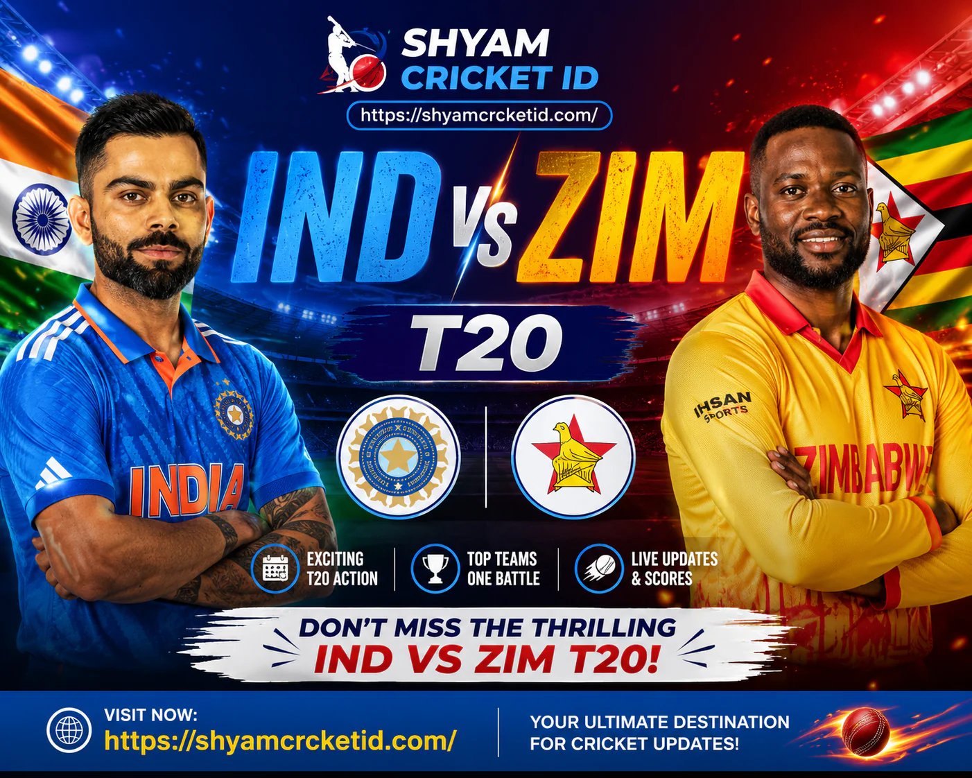 IND vs ZIM T20