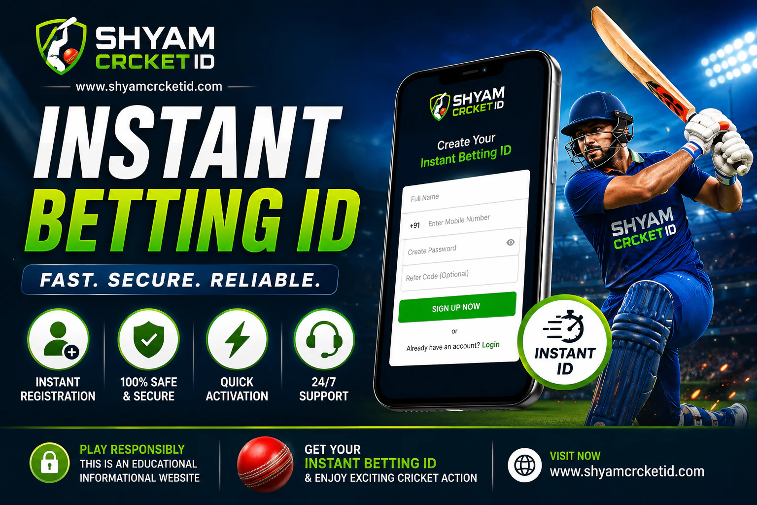 Instant Betting ID