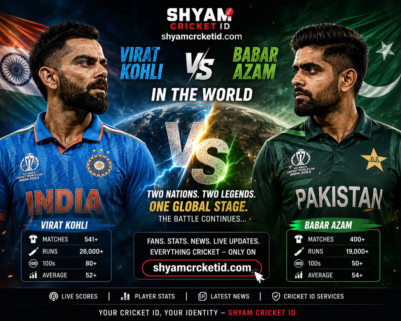 Virat Kohli vs Babar Azam