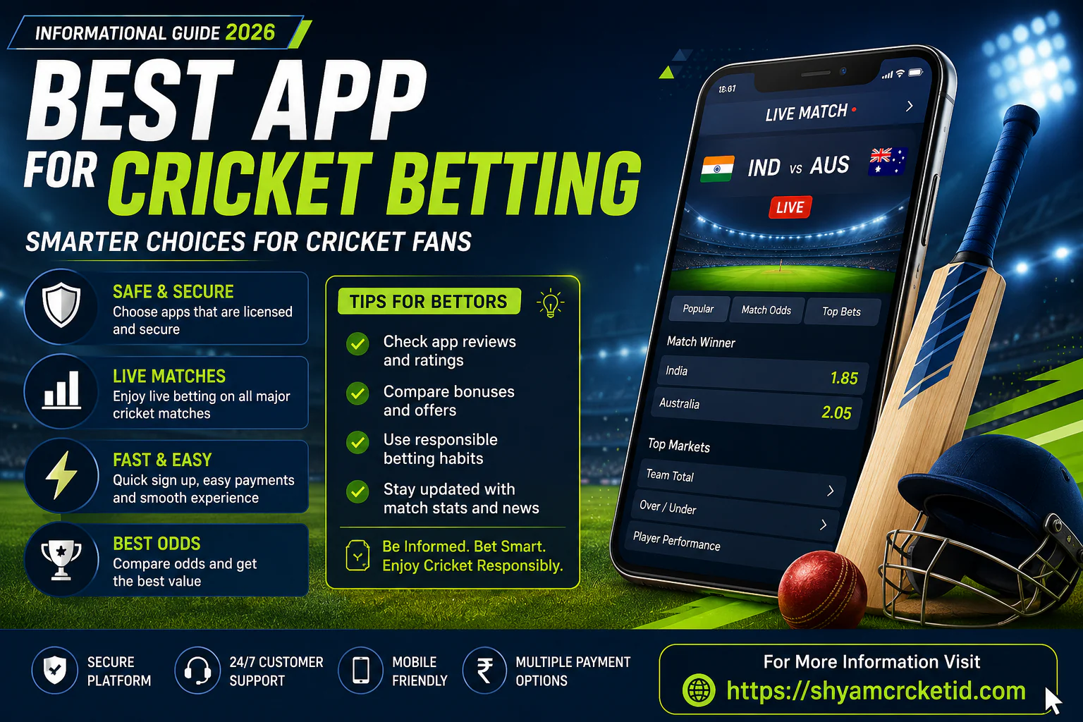 best app for cricket betting