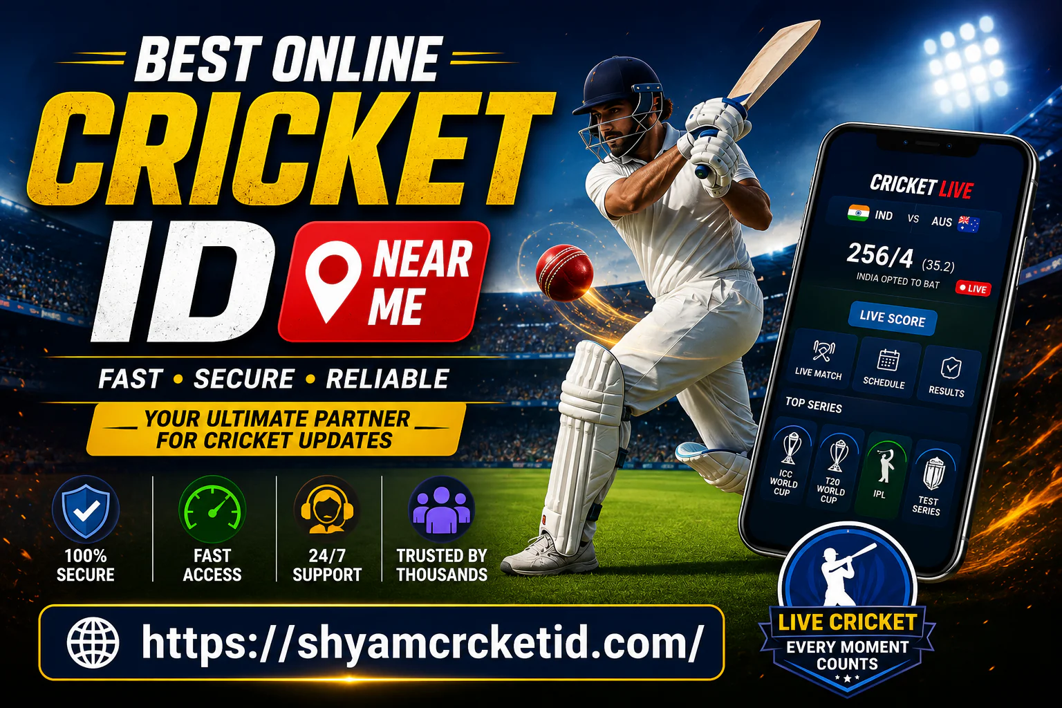best online cricket id near me