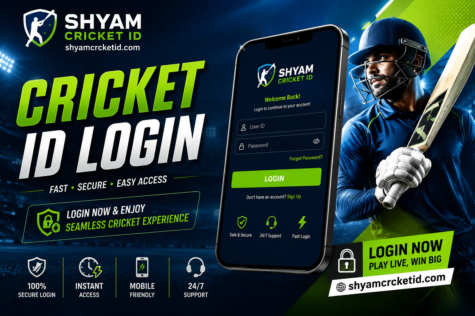 cricket id login