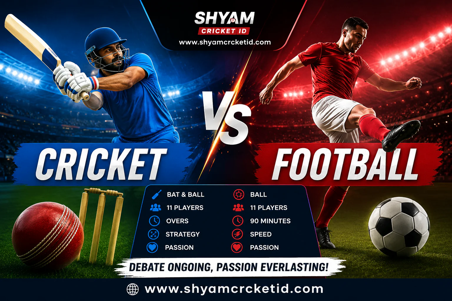 cricket vs football