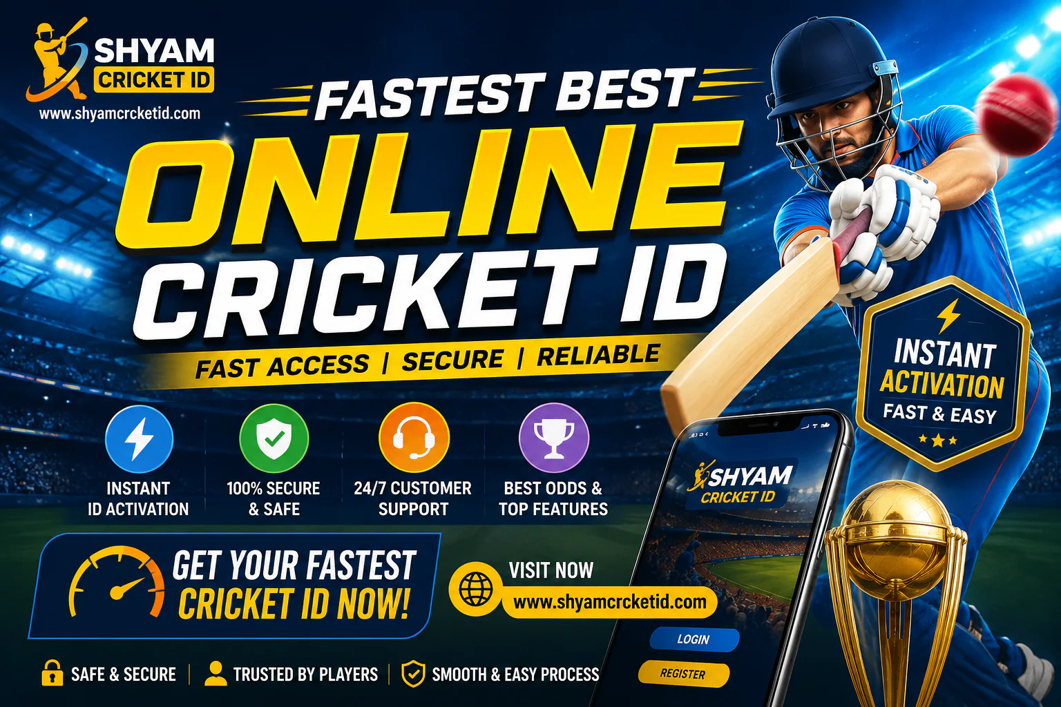 fastest best online cricket id