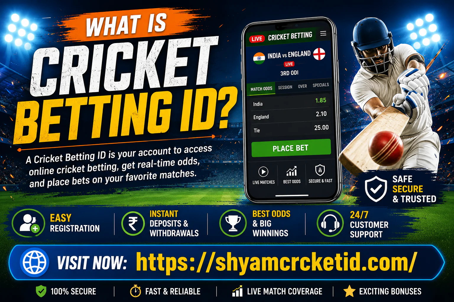 what is cricket betting id