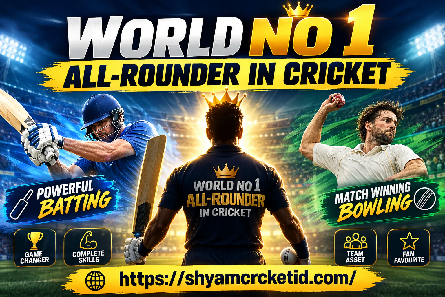 world no 1 all-rounder in cricket