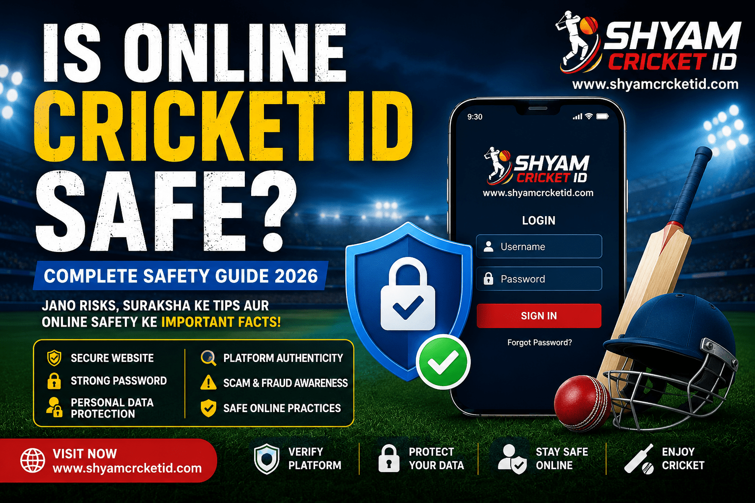 Is online cricket id safe?