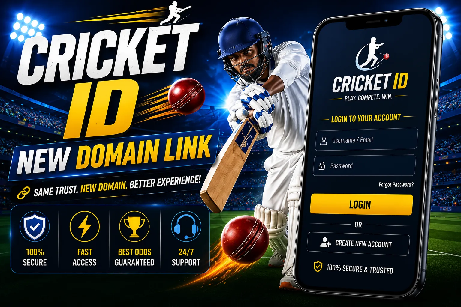 Cricket ID New Domain Link