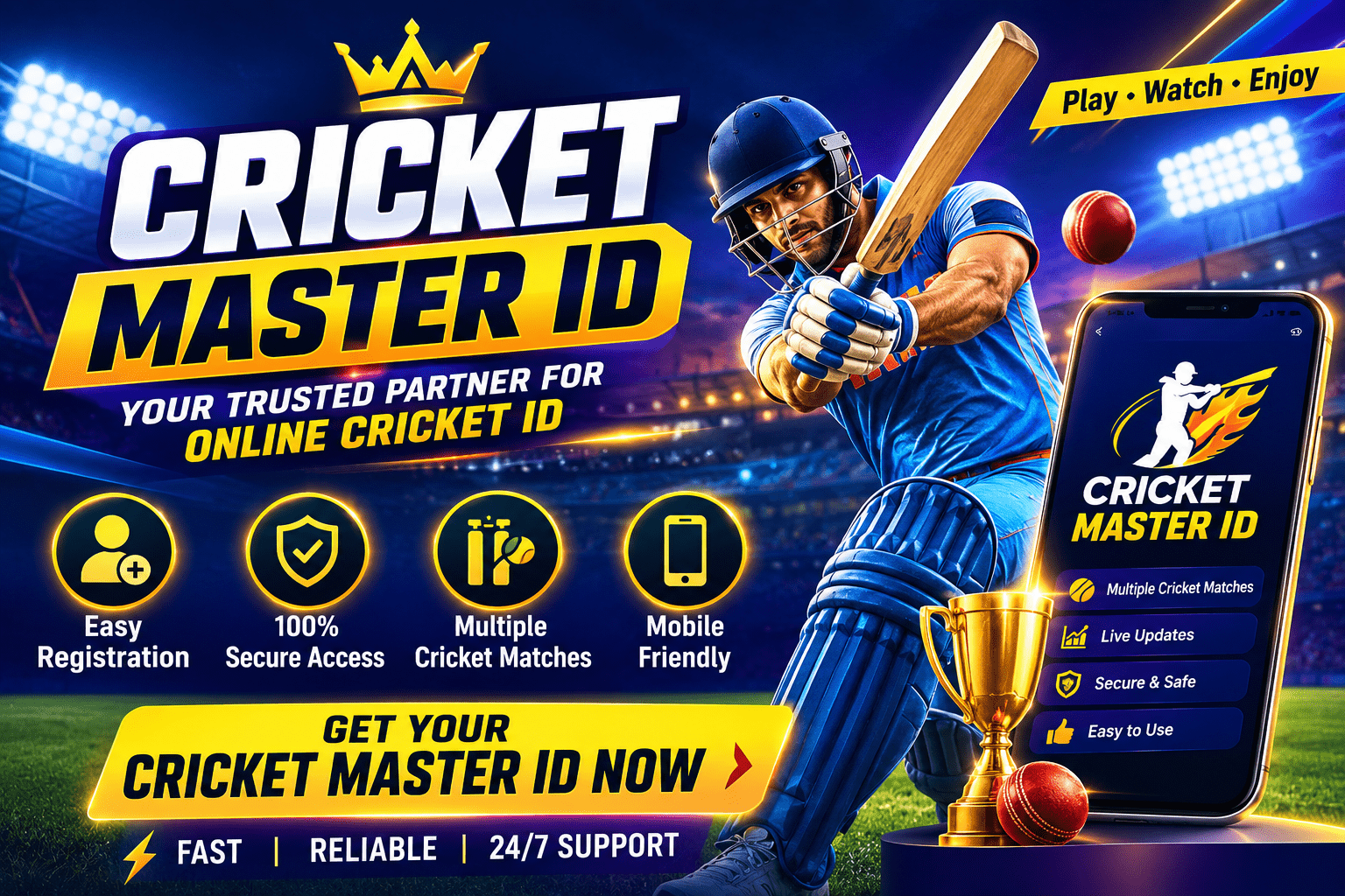 cricket master id