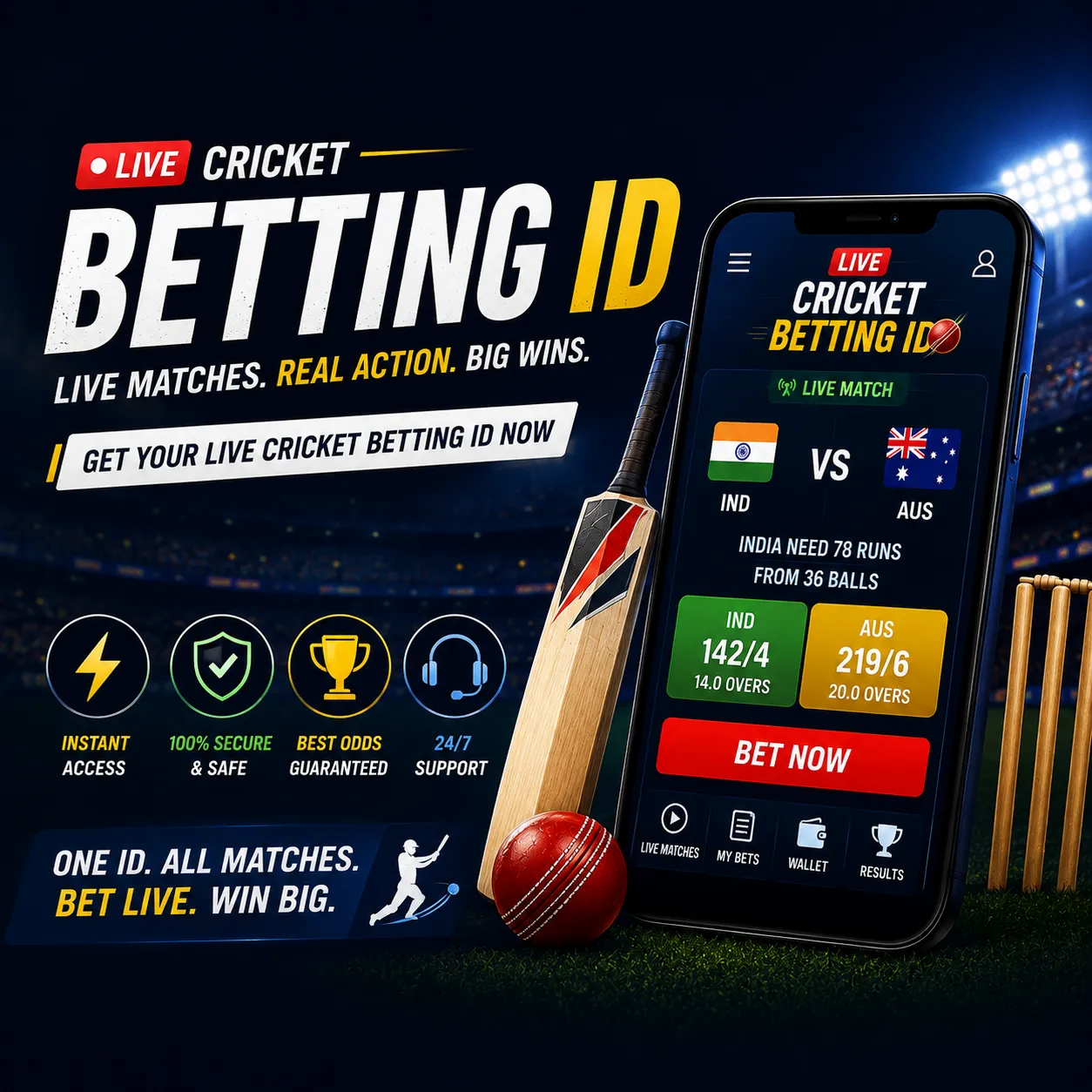 Live Cricket Betting ID
