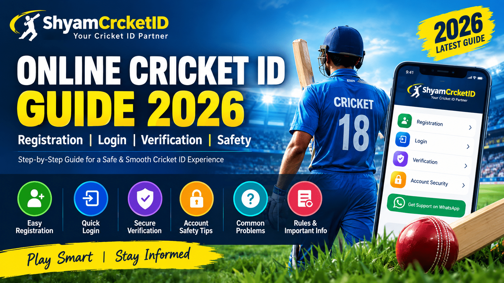 Online Cricket ID Guide 2026 for registration, login, verification and account safety
